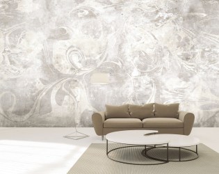 GEO-FRATTALE | Carta da parati geometrica design sinuoso